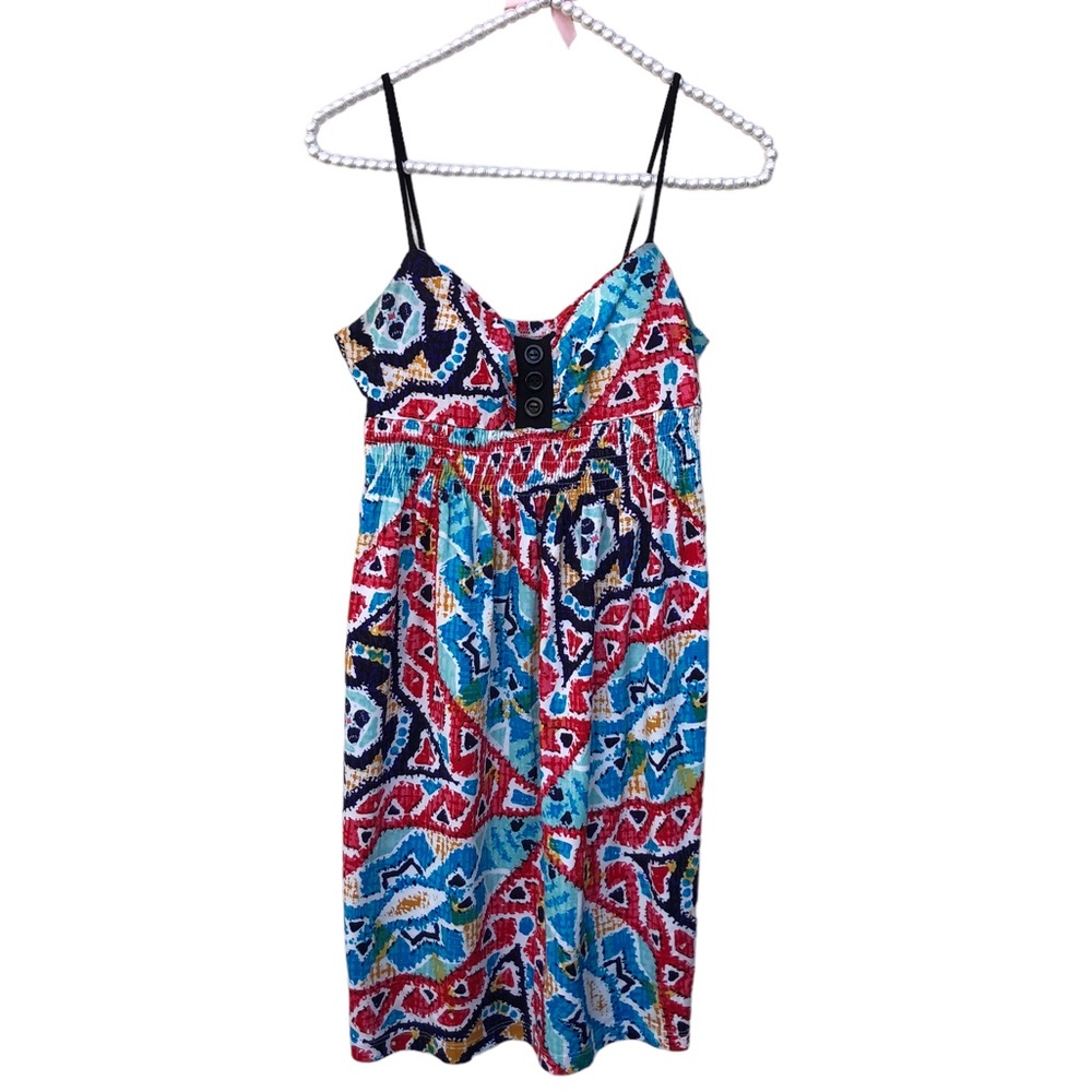 Sweet Storm Bright Colored Simple Sun Dress size Medium - Picture 9 of 9